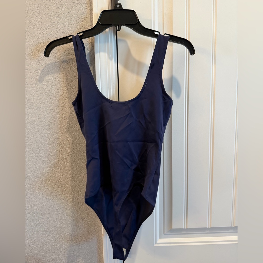 Good American Blue bodysuit sz 2